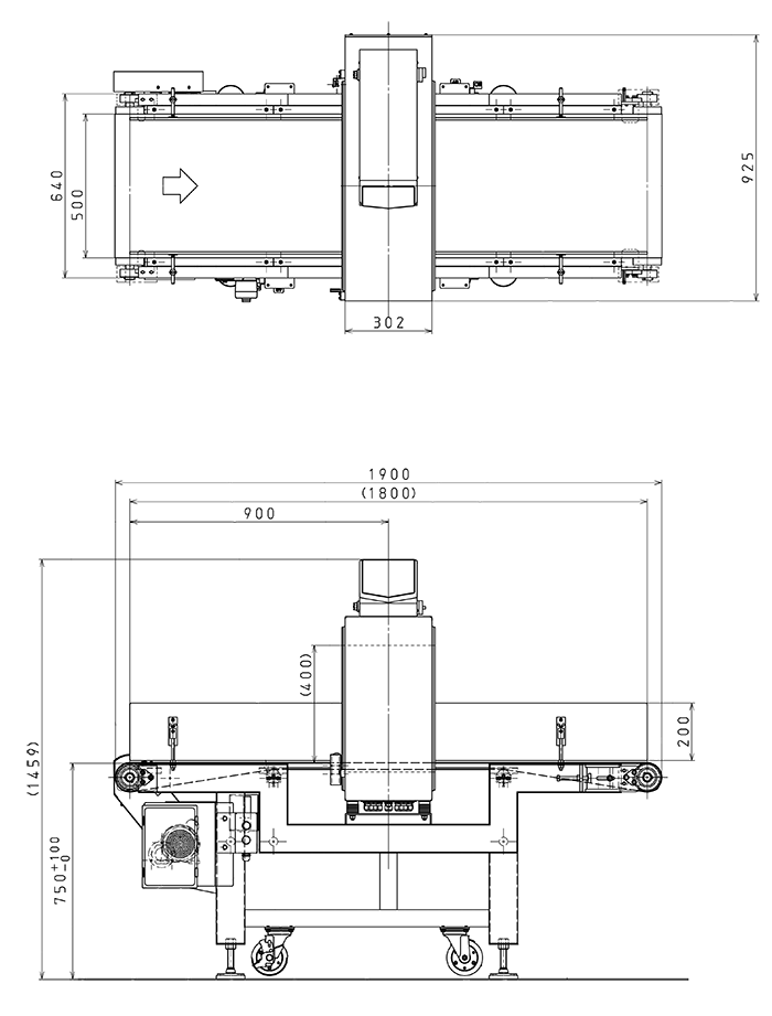 BMD-4060NⅢ外形寸法図