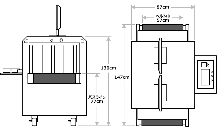 X-Ray6040XRC外形寸法